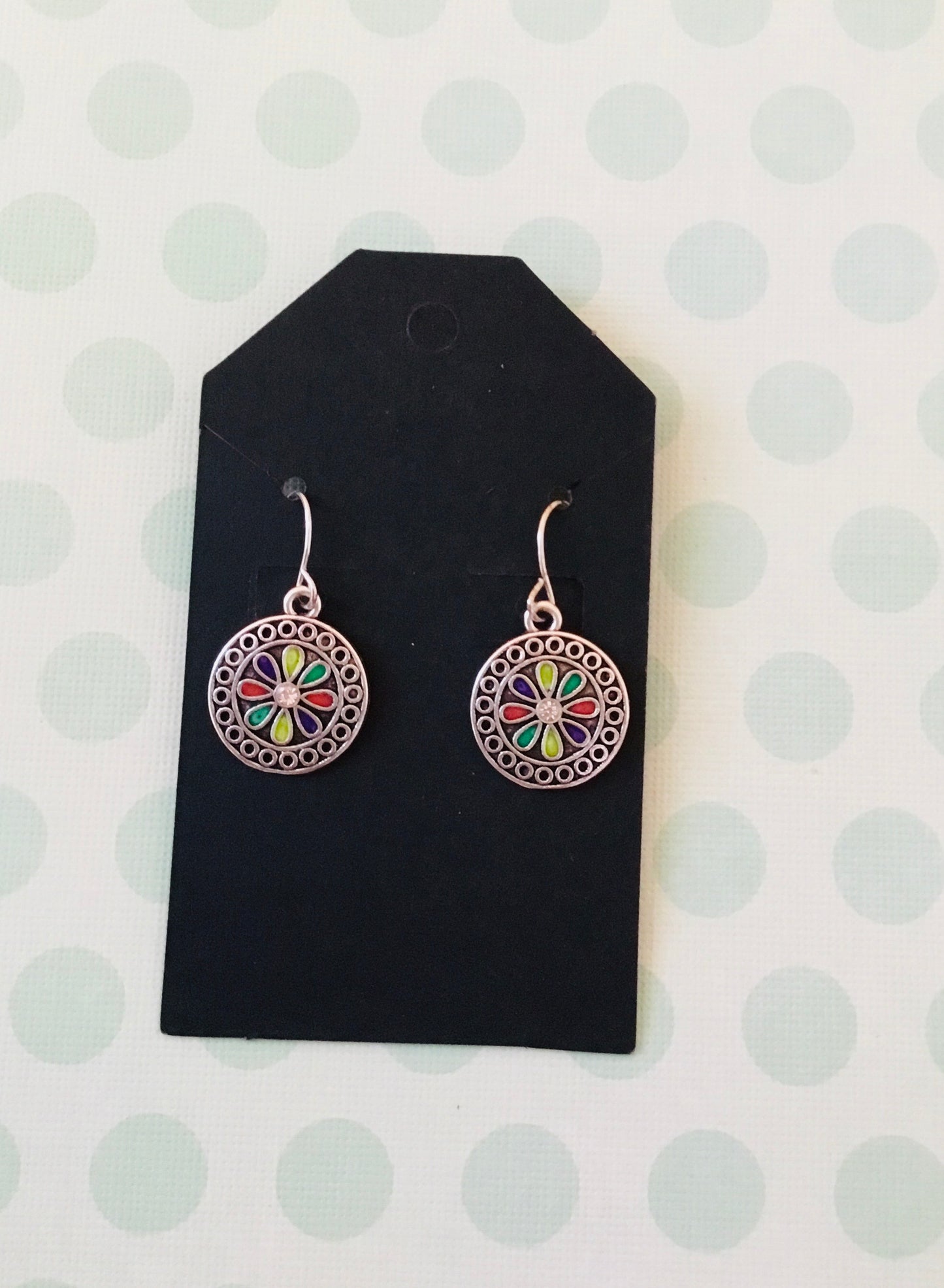 Dangly Small Medallion Earrings